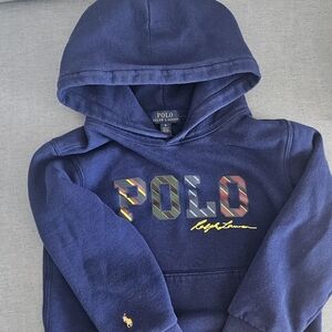 Polo by Ralph Lauren Kids Blue Logo Hoodie